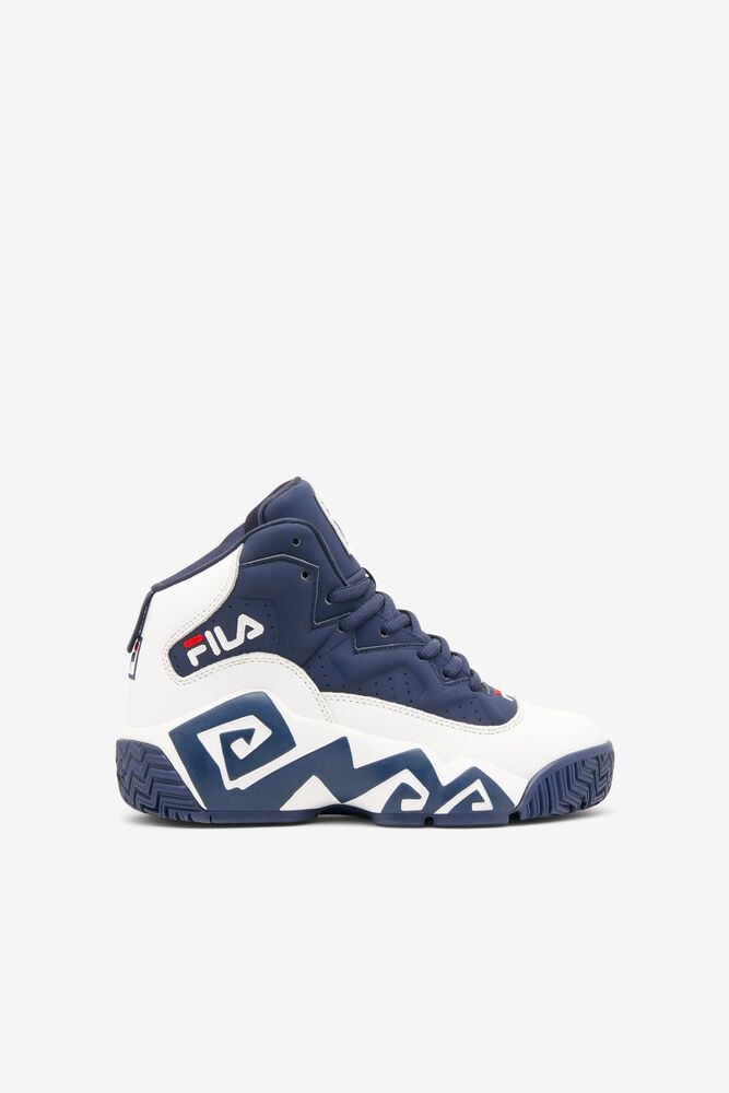 Fila Trainers Kids White/Navy Mb - Ireland 70239-BPYC